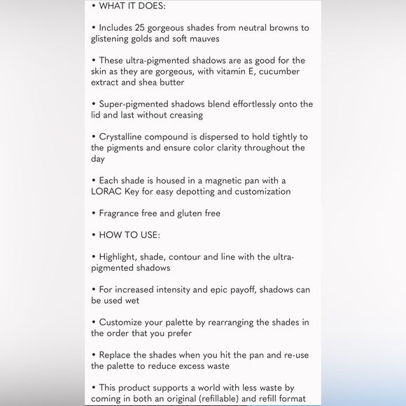 Lorac Pro Palette Artist Edition Meraki 25 Eyeshadow Shades NWB🔥 - Picture 4 of 4